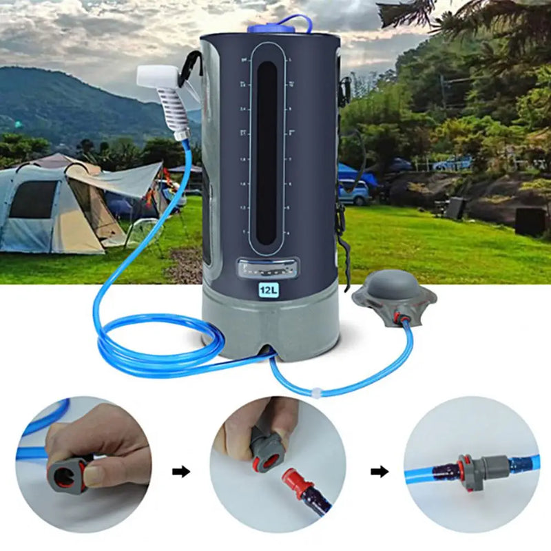 Portable Shower Bag With Foot Pump for pets