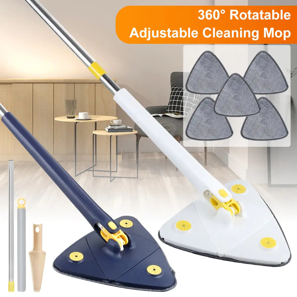 Self-Squeeze Triangular Mop - Everything for Everyone