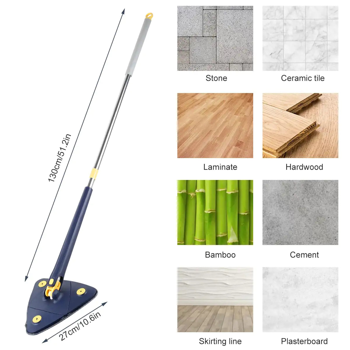 Self-Squeeze Triangular Mop - Everything for Everyone