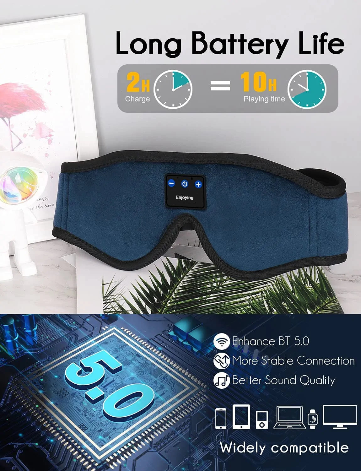 Sleep Eye Mask Headphones