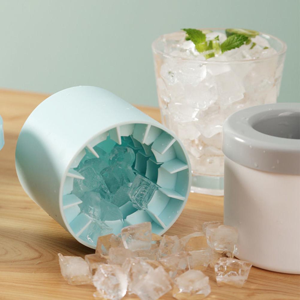 Silicone Cylinder Portable Ice Maker Bucket - Everything for Everyone