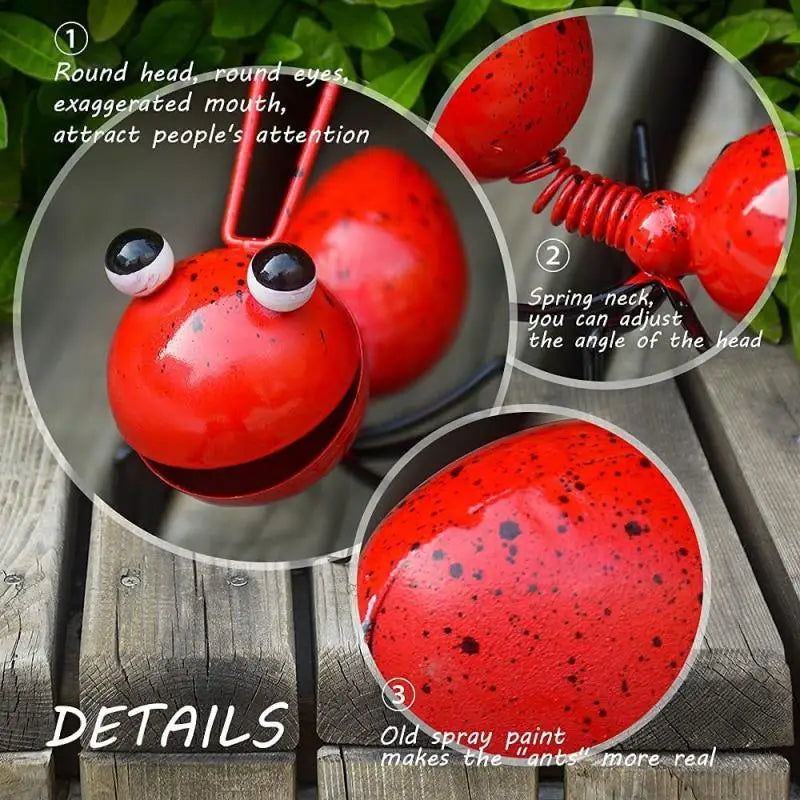 Metal Cute Ant Wall Decorations - Everything for Everyone