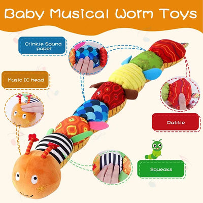 Baby Rattle Musical Caterpillar Toy - Everything for Everyone
