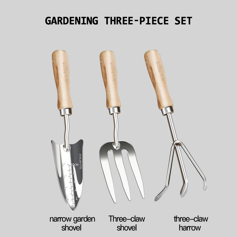 Horticultural Tools Three Piece Set for Household Gardening - Everything for Everyone