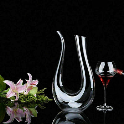 Crystal U-shaped 1500ml Wine Decanter - Everything for Everyone